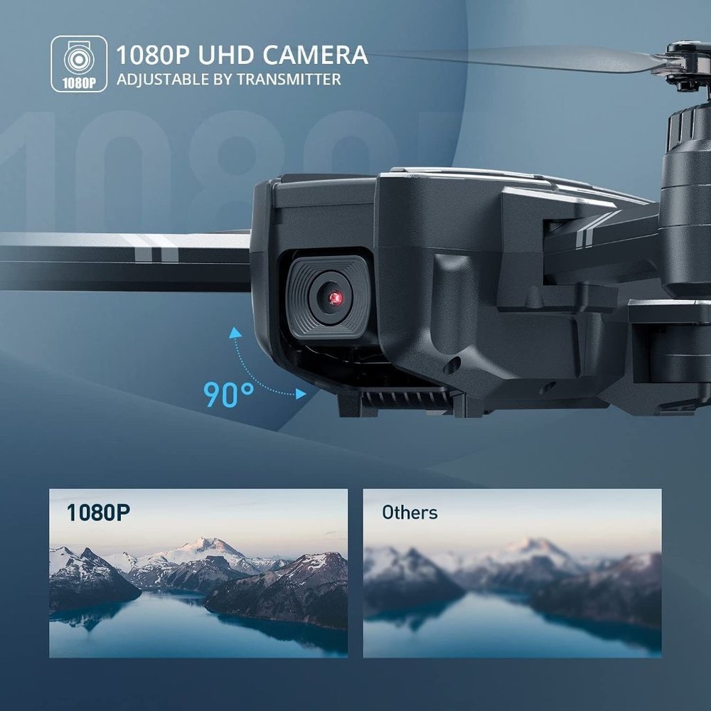 Holy Stone HS440 NEW Foldable FPV Drone with 1080P WiFi Camera 2 Batteries 40Min - Picture 4 of 11